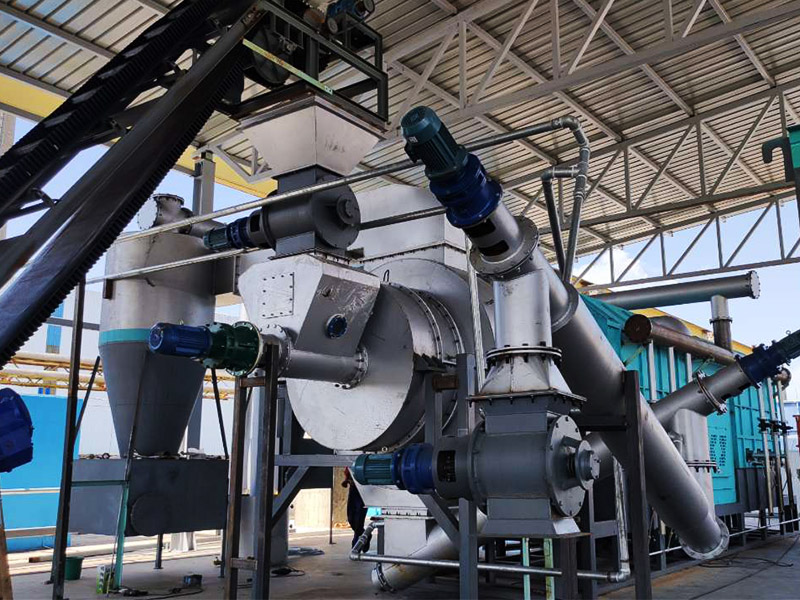 Modern Machine to Make Wood Charcoal